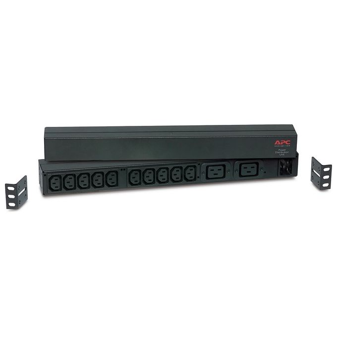 Apc Rack PDU,Basic, 1U, 16A,208and230V, (10)C13 and (2)C19