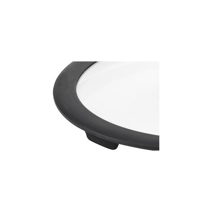 Lagostina Coperchio Vetro 22cm Ingenio Manicatura Salvaspazio Bordo in Silicone