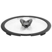 Lagostina Coperchio Vetro 24cm Ingenio Manicatura Salvaspazio Bordo in Silicone