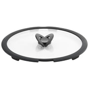 Lagostina Coperchio Vetro 28cm Ingenio Manicatura Salvaspazio Bordo in Silicone