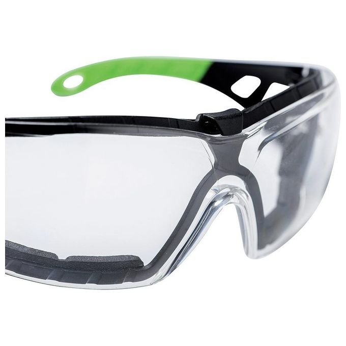 Uvex Occhiali con Astine Pheos Nero-Verde