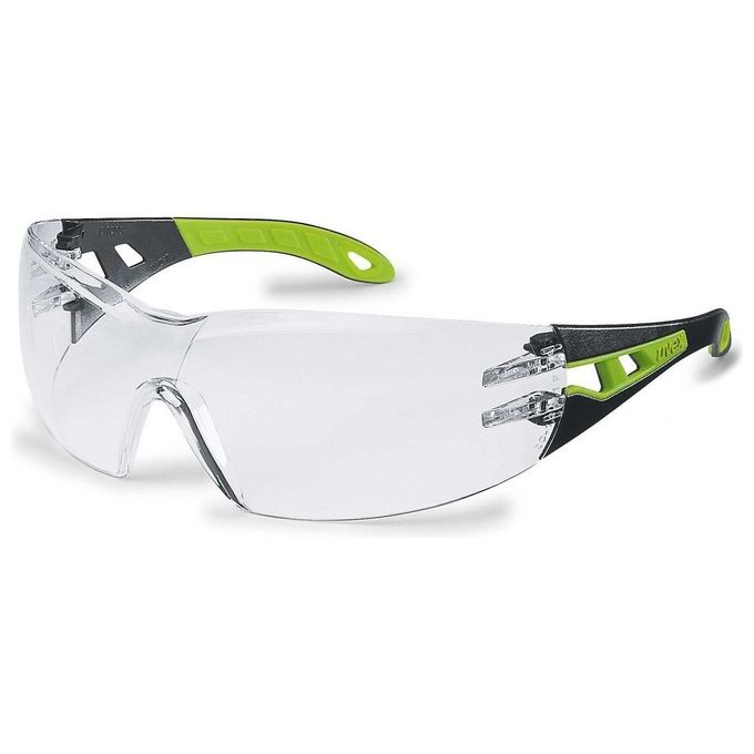 Uvex Occhiali con Astine Pheos Nero-Verde