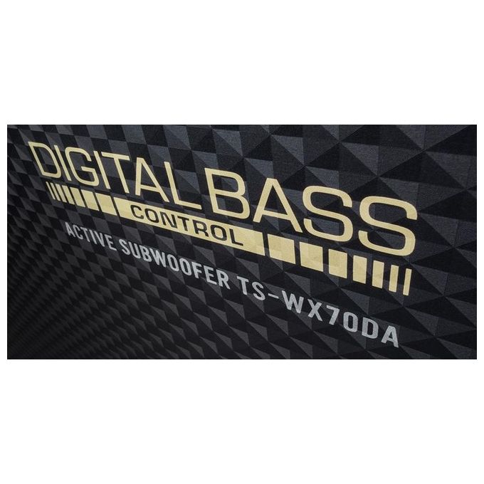 PIONEER TS-WX70DA Subwoofer per Auto Attivo Classe D 2x16 cm 100 W RMS 200 W Max DIGITAL BASS CONTROL colore Nero