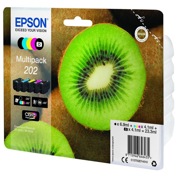 Epson Kiwi Multipack 5-colours 202 Claria Premium Ink