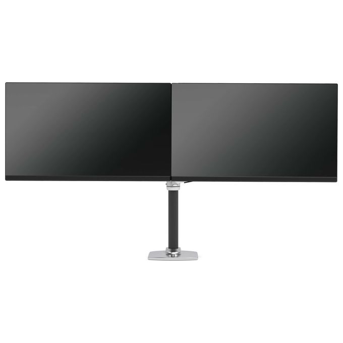 Ergotron 45-549-026 LX Series Braccio per Due Monitor Regolabile Altezza 0-330 mm Inclinazione 5-75° Rotazione 360° colore Alluminio