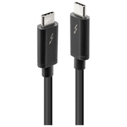 Lindy 41557 Cavo Thunderbolt 3 USB-C Maschio-Maschio 2 m 20 Gbit-s 60W Power Delivery 4K Dual Display colore Nero