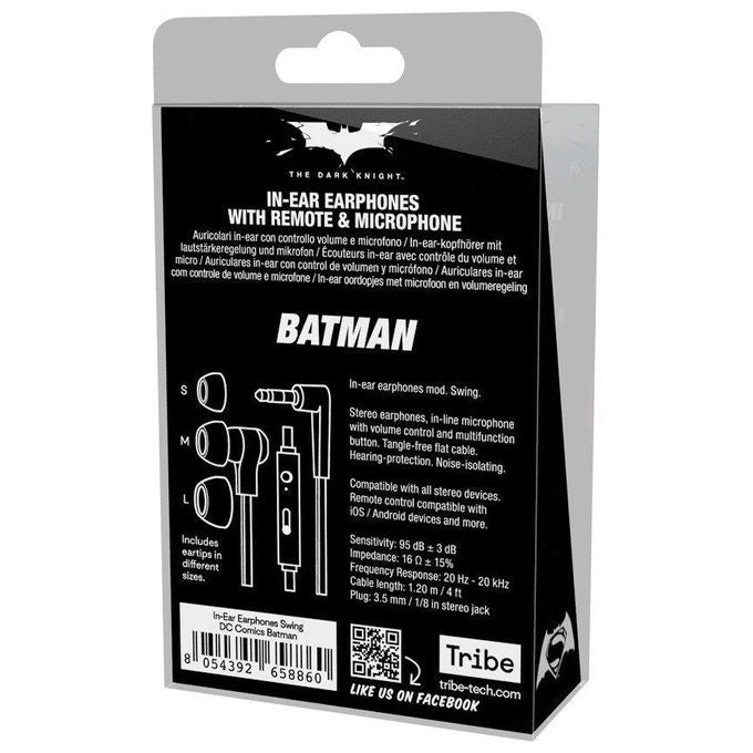 Tribe Auricolari Con Microfono Dc Batman