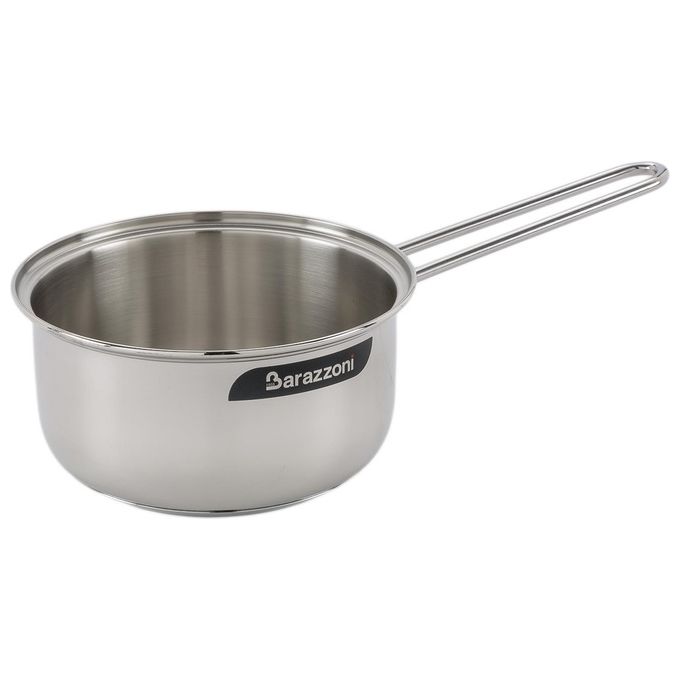 Barazzoni 266110020 Bonita Casseruola in Acciaio Inox 18-10 con Fondo Termoradiante Adatta a Tutte le Fonti di Calore incluso Induzione colore Acciaio inox