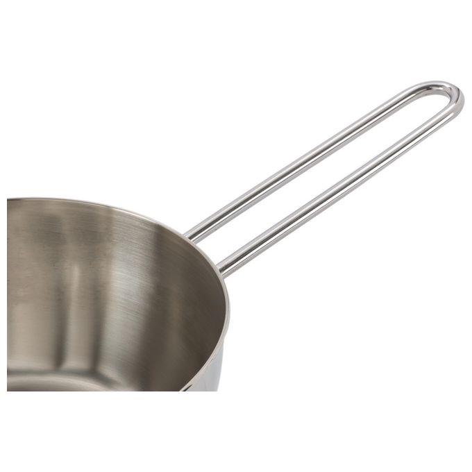 Barazzoni 266110016 Bonita Casseruola 1 Manico Acciaio Inox 18-10 Fondo Termoradiante 16 cm 1,5 L colore Acciaio inox