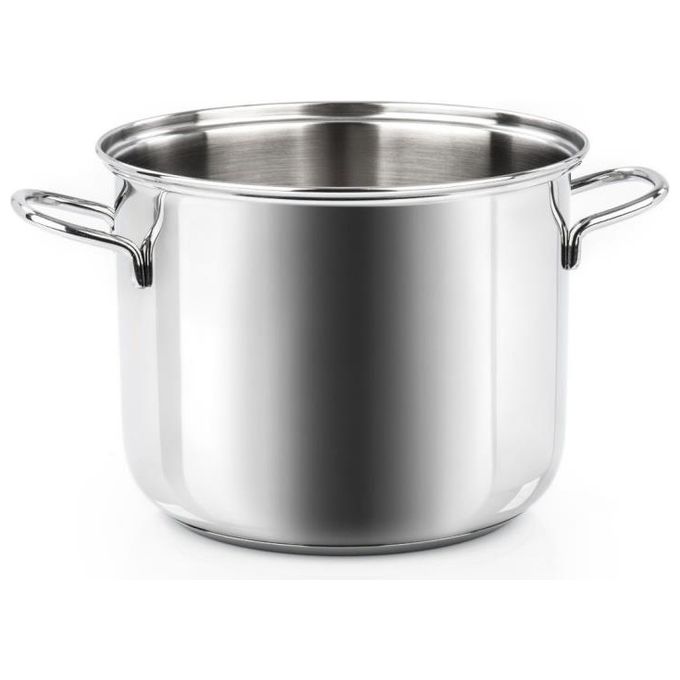 Barazzoni 266101026 Bonita Pentola in Acciaio Inox 18-10 Diametro 26 cm Capacita' 9.5 L Adatta a Tutte le Fonti di Calore incluso Induzione colore Acciaio inox