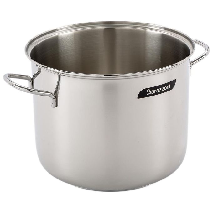 Barazzoni 266101022 Bonita Pentola Acciaio Inox 22 cm Capacita' 6 L Adatta a Tutte le Fonti di Calore incluso Induzione colore Acciaio Inox