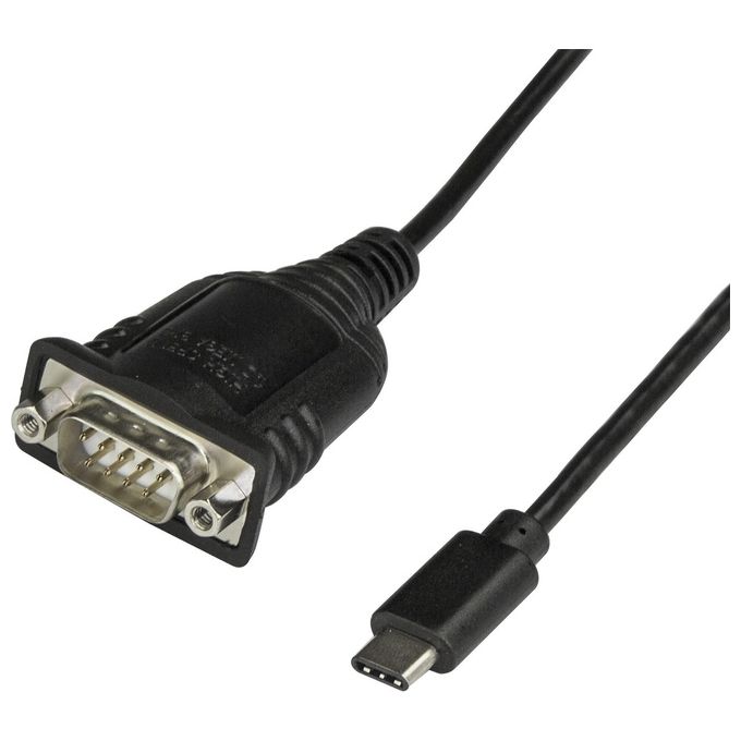 StarTech Cavo Usb Seriale DB-9 M a Usb-C M 40cm Viti a Serraggio Manuale