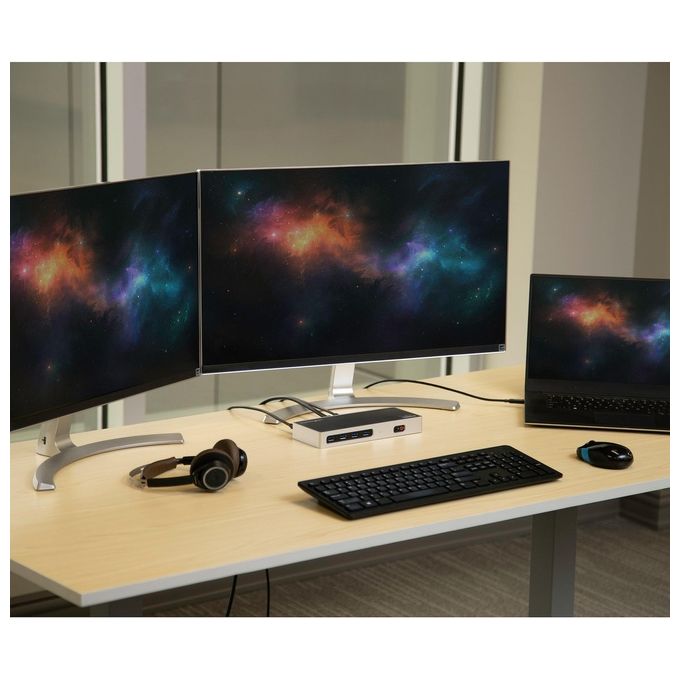 Startech Docking Station Usb-C per Portatili con 2 Porte Dp o Hdmi