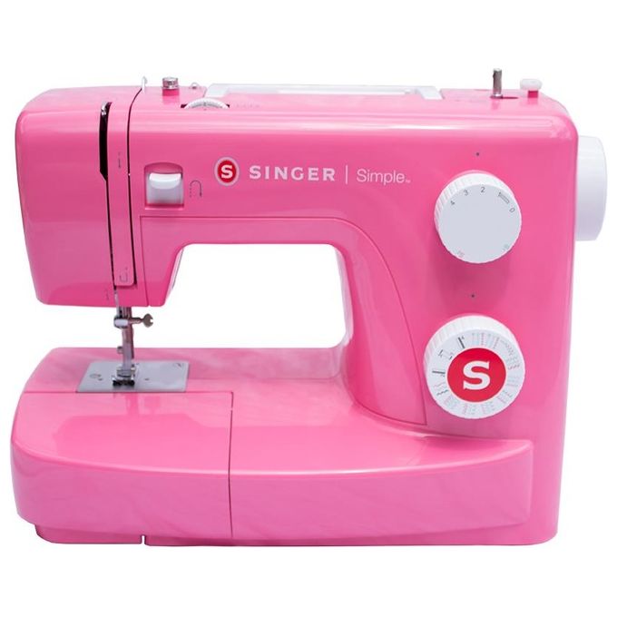 Singer SIMPLE 3223R Macchina da cucire semiautomatica Elettromeccanica 23 programmi Braccio libero Asola automatica colore Rosso