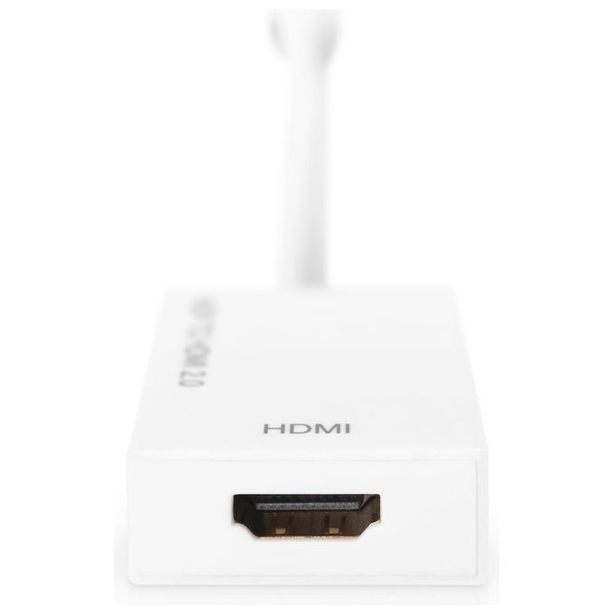Digitus Adattatore Attivo Mini Displayport Maschio Hdmi Femmina Bianco