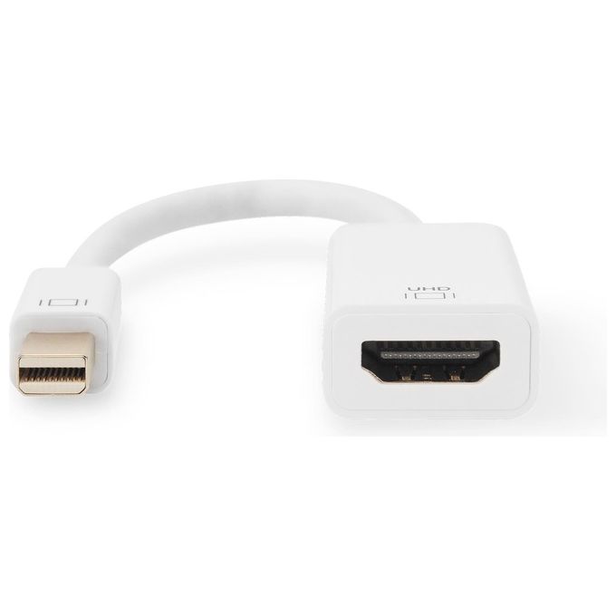 Digitus Adattatore Attivo Mini Displayport Maschio Hdmi Femmina Bianco