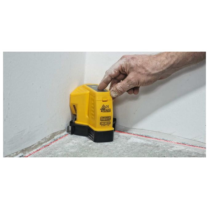 Stabila 18574 FLS 90 Laser per Pavimenti Autolivellante Linee Incrociate 15 m colore Multicolore