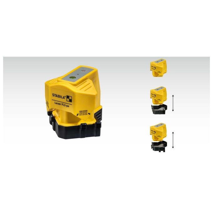 Stabila 18574 FLS 90 Laser per Pavimenti Autolivellante Linee Incrociate 15 m colore Multicolore