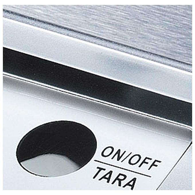 Beurer KS22 Bilancia da Cucina Digitale Acciaio Inox Portata 3 Kg Precisione 1g Display LCD colore Argento