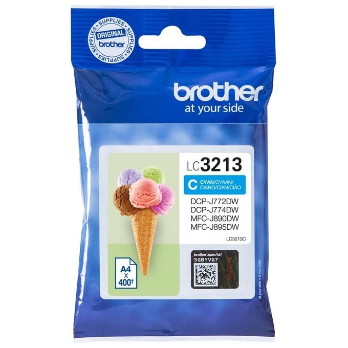 Brother Cartuccia Ink-Jet Ciano 400 Pagine per MFC-J491DW-DCP-J572DW