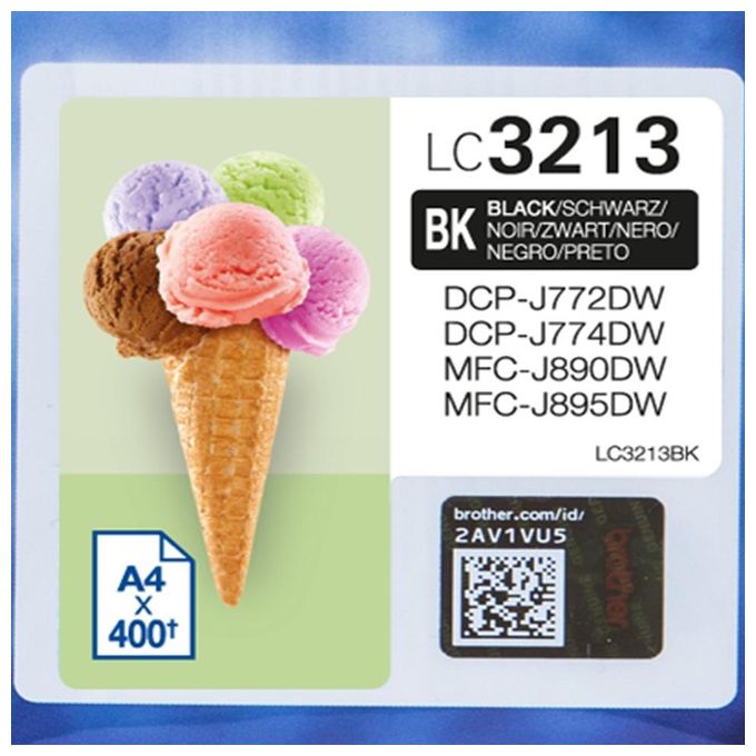 Brother Cartuccia Ink-Jet Nero 400 Pagine per MFC-J491DW-DCP-J572DW