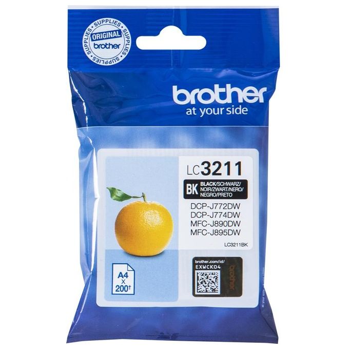 Brother LC3211BK Nera 200pp per dcp-j572dw mfc-j491dw mfc-j890dw