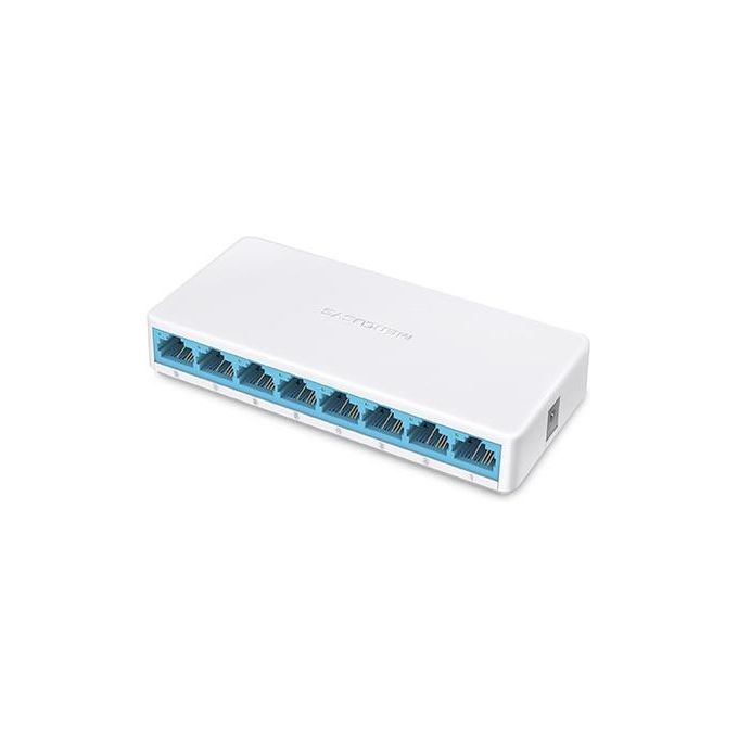 Mercusys MS108 Switch di Rete Gestito Fast Ethernet 10-100 Bianco