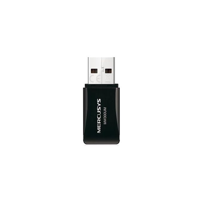 Mercusys MW300UM Scheda di Rete e Adattatore Interno Usb 300Mbit-s