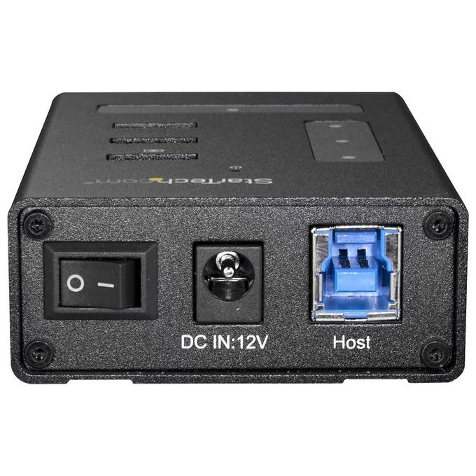 StarTech Hub Usb a 4 Porte in metallo Usb-A a 3x Usb-A e 1x Usb-C Usb 3.0