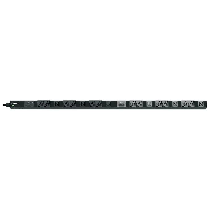 Panduit 613056263758 PDU 19'' 32A con 24 prese C13 e 6 prese C19 Nero