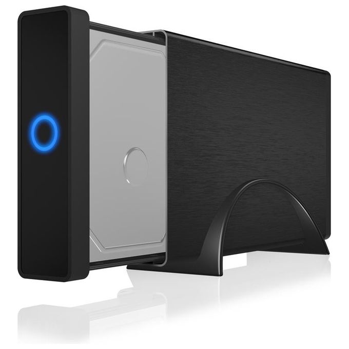 ICY BOX IB-377U3 Case Esterno HDD 3.5'' SATA III USB 3.0 UASP 5 Gbit-s Alluminio Plug and Play colore Nero