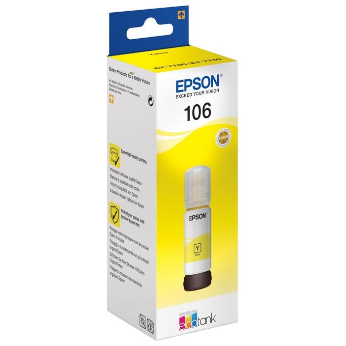 Epson C13T00R440 giallo flacone da 70ml per ecotank et-7700 et-7750