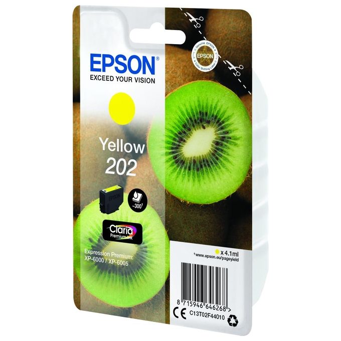 Epson Kiwi 202 Cartuccia d'Inchiostro Giallo