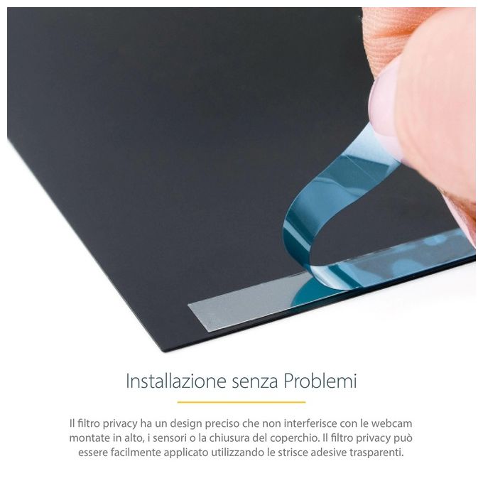 StarTech.com 14M21-PRIVACY-SCREEN Filtro Privacy per MacBook Pro 14'' M1 M2 M3 M4 con Riduzione Luce Blu del 51% e Superficie Reversibile Opaca-Lucida colore Nero