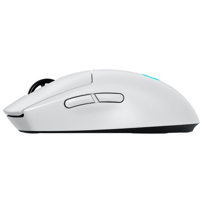 Logitech G 910-007303 PRO 2 LIGHTSPEED Mouse Gaming Wireless Ambidestro Ottico 32000 DPI 8 Tasti Programmabili Batteria 95h colore Bianco