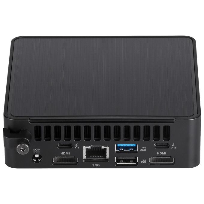 ASUS 90AR0062-M000E0 NUC 14 Pro Mini PC barebone Intel Core Ultra 7 155H DDR5-SDRAM SSD Wi-Fi 6E Bluetooth 5.3 90 W colore Nero