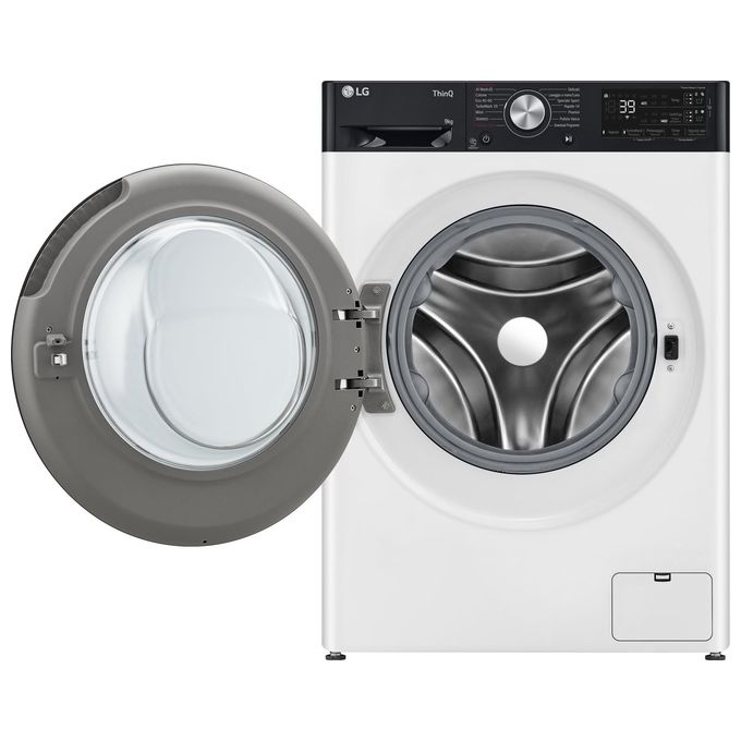 LG F4R7509TSWB Lavatrice 9Kg AI DD Classe Energetica A-10% 1400 Giri TurboWash Autodose