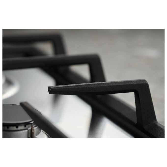 Electrolux EGS75362X Serie 300 Piano cottura a Gas 75 cm 5 fuochi StepPower Griglie in Ghisa colore Inox