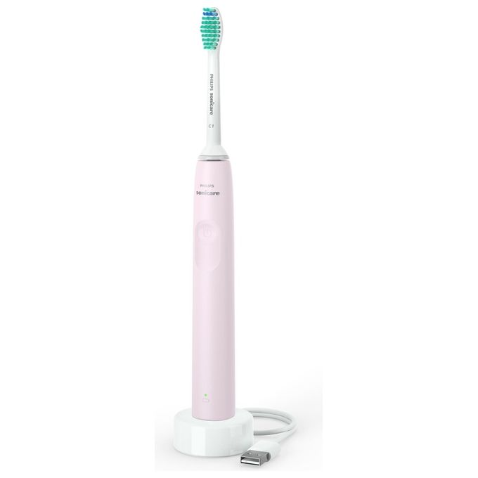 Philips HX3651-11 Sonicare 2100 Spazzolino Elettrico Sonico 1 modalita' SmartTimer autonomia 14 giorni colore Rosa