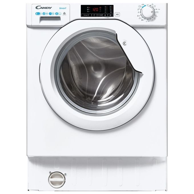 Candy CBD485D1E-1-S Smart Lavasciuga Incasso 8-5 Kg 1400 rpm Classe D Partenza Ritardata Kilo Detector (82x60x54 cm) colore Bianco