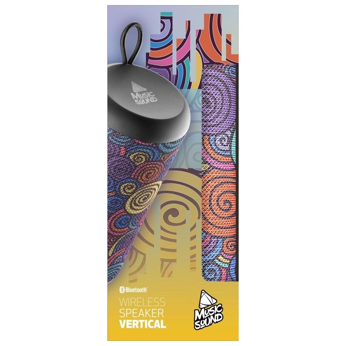 Cellular Italia Music Sound Speaker Bluetooth Vertical Cerchi