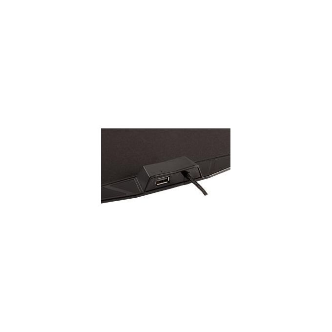 Corsair MM800 Polaris Tappetino per Mouse Gaming RGB 15 LED 350x260mm Hub USB Antiscivolo colore Nero