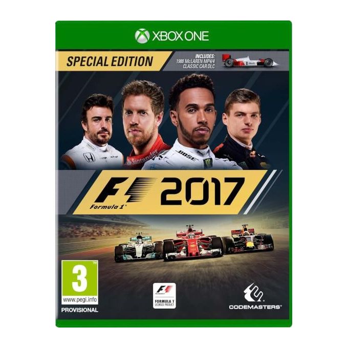 Codemasters 1022282 F1 2017 Special Edition Videogioco Speciale per Xbox One Lingua Italiana Supporto Fisico colore Nero