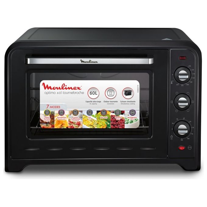 Moulinex OX495810 Optimo Forno Elettrico Ventilato 60 L 2200W 7 Modalita' di Cottura colore Nero