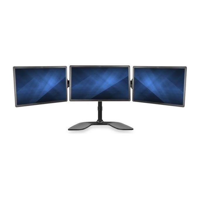 StarTech.com ARMBARTRIO2 Supporto Braccio Articolabile Triplo Monitor 13'' 27'' VESA 75x75 100x100 mm colore Nero
