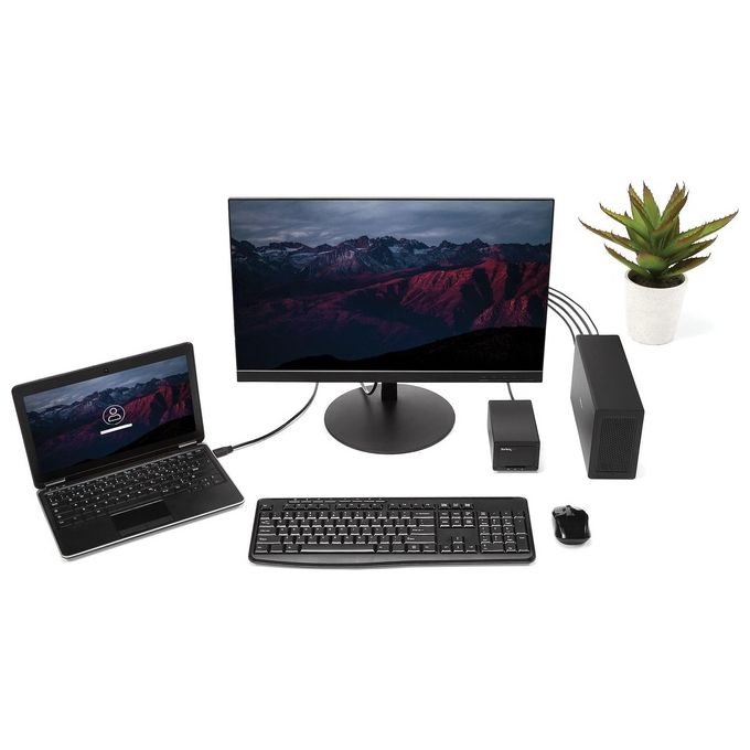 StarTech Chassis Telaio di Espansione Thunderbolt 3 a PCI Express con DisplayPort PCIe x16 Estensione Bus di Sistema 65W