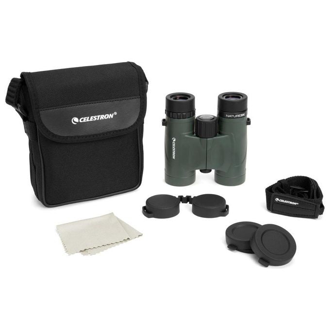 Celestron 71330-CGL Nature DX Binocolo 8x32 Prisma BaK-4 Impermeabile colore Verde