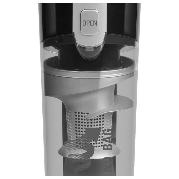 Rowenta RH6545WH Air Force Light Scopa Elettrica Ciclonica Senza Sacchetto Pulizia a Secco Autonomia 30 minuti Capacita' 0,65 Litri 14,4 V Nero