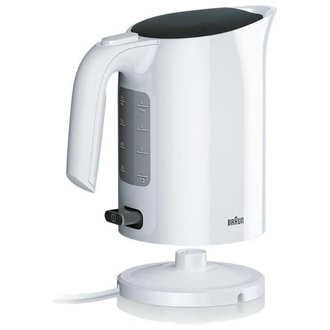 Braun PurEase WK 3000 WH Bollitore Elettrico 1Lt 2200W Nero-Bianco