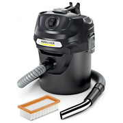 Karcher 1.629-711.0 Aspiracenere AD 2 Fireplace Potenza 600W Capacita' 14 Litri Nero